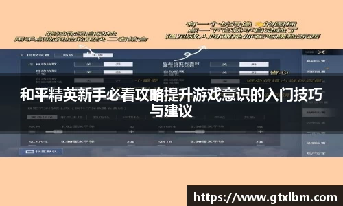 和平精英新手必看攻略提升游戏意识的入门技巧与建议